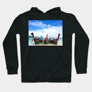 Thailand Traditional Thai Long Tail Boat Hoodie